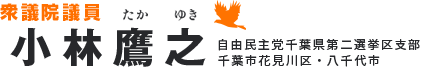 衆議院議員　小林鷹之