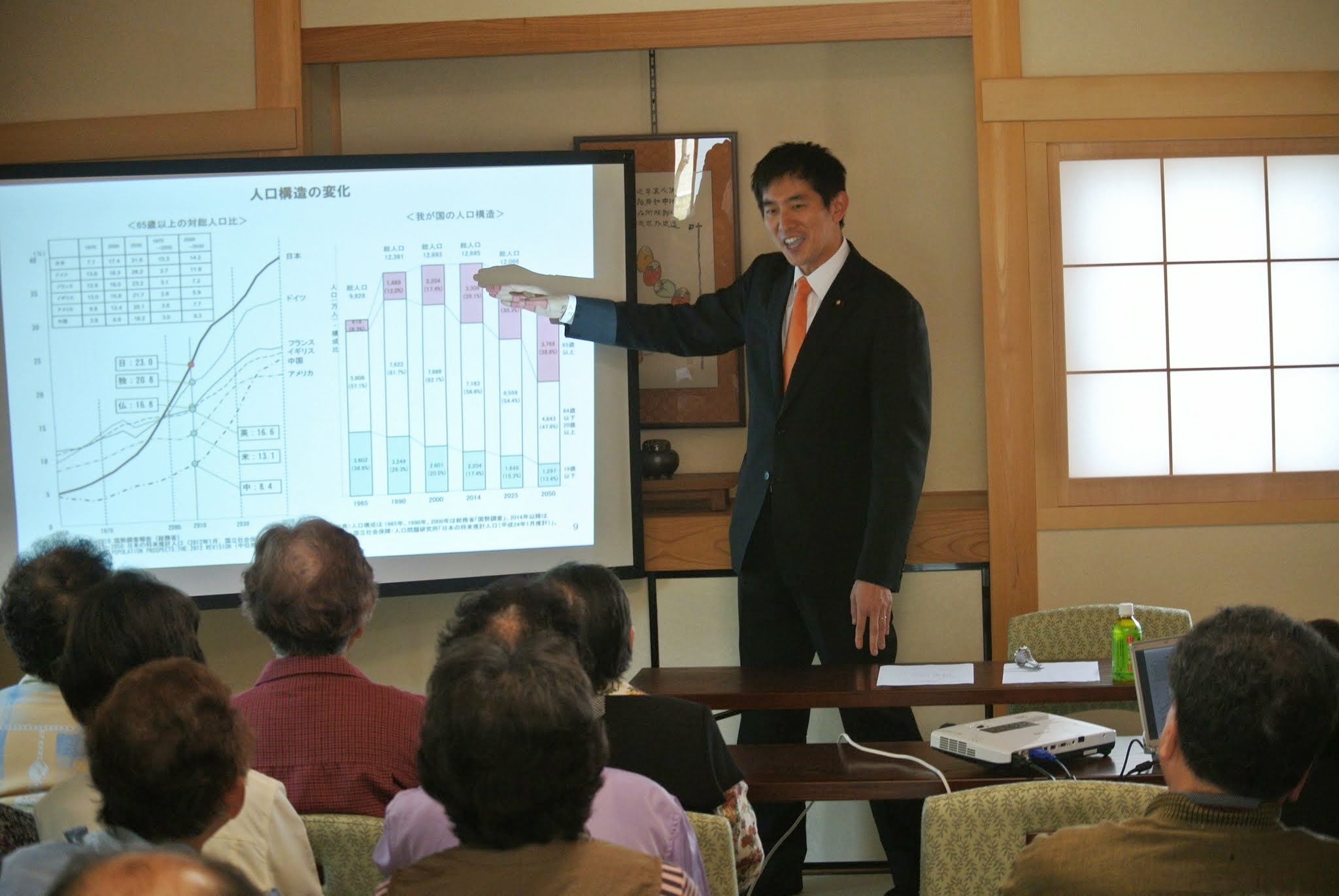 小林鷹之と共に語る会（国政報告会）