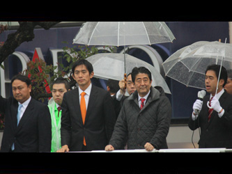 小林鷹之　街頭演説を行いました