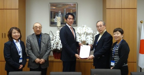 要望書を受け取りました