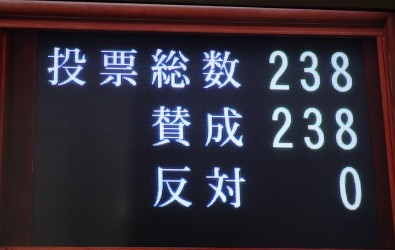 議員立法が成立しました。