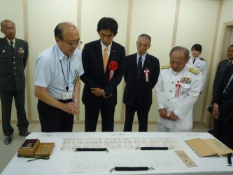 防衛研究所市ヶ谷移転記念式典に出席