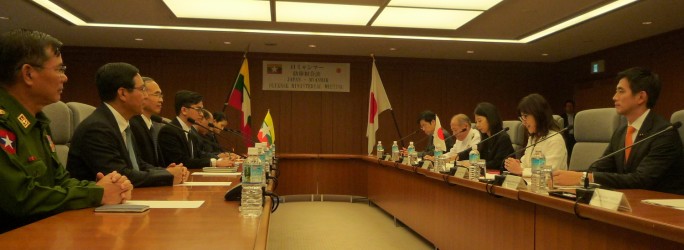 ミャンマー国セイン・ウイン国防大臣　来日