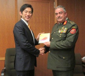ヨルダン王国軍統合参謀本部長との面談