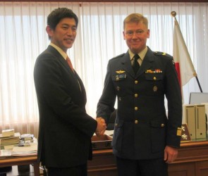 フィンランド空軍司令官の表敬