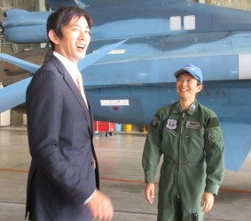 航空自衛隊岐阜基地視察