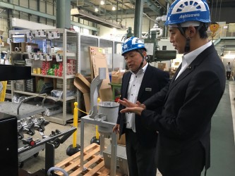 地元企業の工場見学