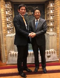 安倍総理との懇親会