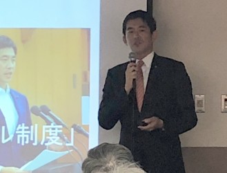 八千代市勝田台地区で国政報告を行いました