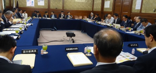 浄化槽法改正案が自民党総務会で了承されました。