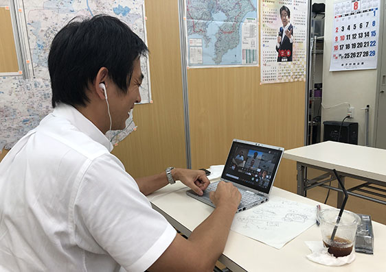 オンライン意見交換会開催（小林鷹之と花見川区を明るくする若手経営者の会）