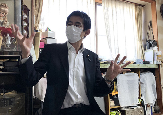 意見交換会開催（後援会「柏鷹会」役員）