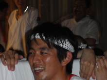 今年も検見川の神輿を担がせていただきました！